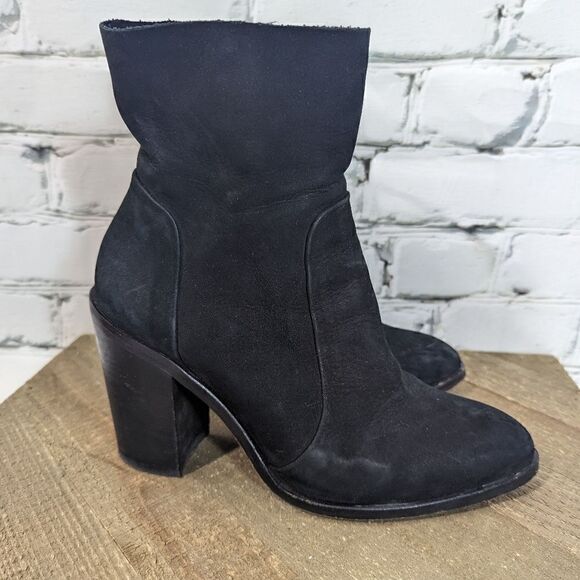 l'intervalle Black booties pointed toe size 37 - Picture 8 of 9